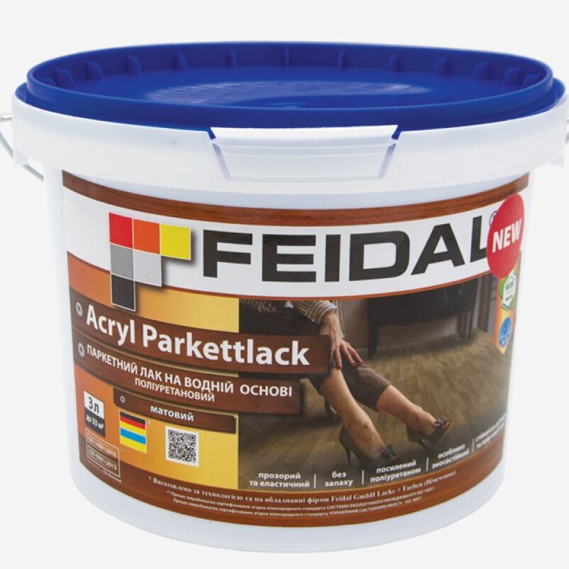 Feidal Acryl Parkettlack полиуретановый лак 10л