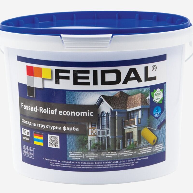 Feidal Fassad-Relief economic фасадна рельєфна фарба 10л