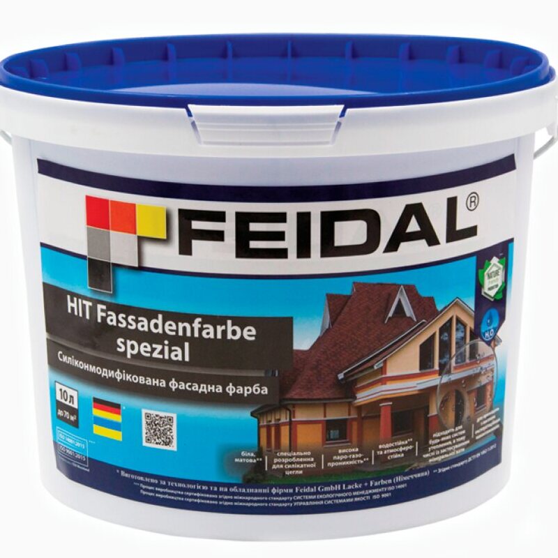 Feidal HIT-Fassadenfarbе speziell дисперсійна універсальна фарба 10л