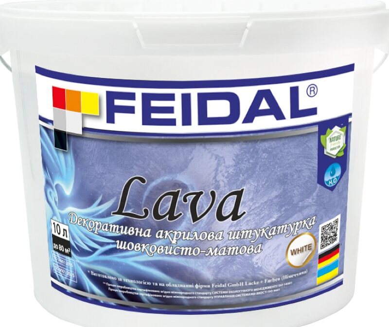 Feidal Lava Декоративна акрилова штукатурка с перламутровим блиском 5л
