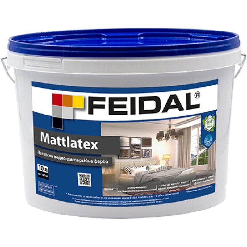 Feidal Mattlatex  латексна фарба для стін і стелі