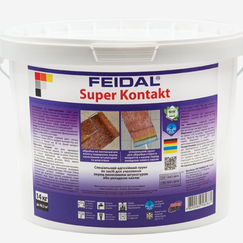 Feidal Super Kontakt cпеціальний адгезійний грунт 14кг